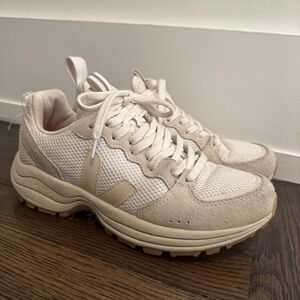 Veja Women's Sneakers in Cream and White